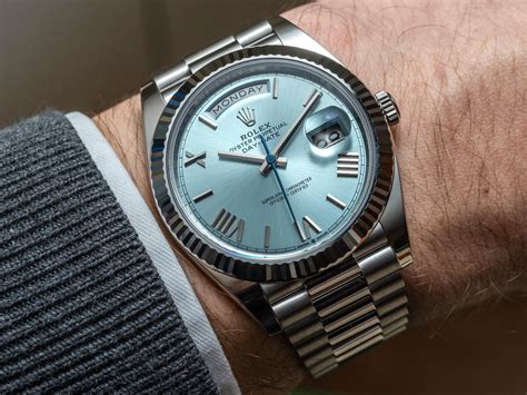 rolex president platinum weight|newest Rolex platinum day date.